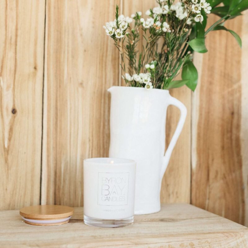 Lime Basil Mandarin - Large 50 Hour Pure Soy Candle.