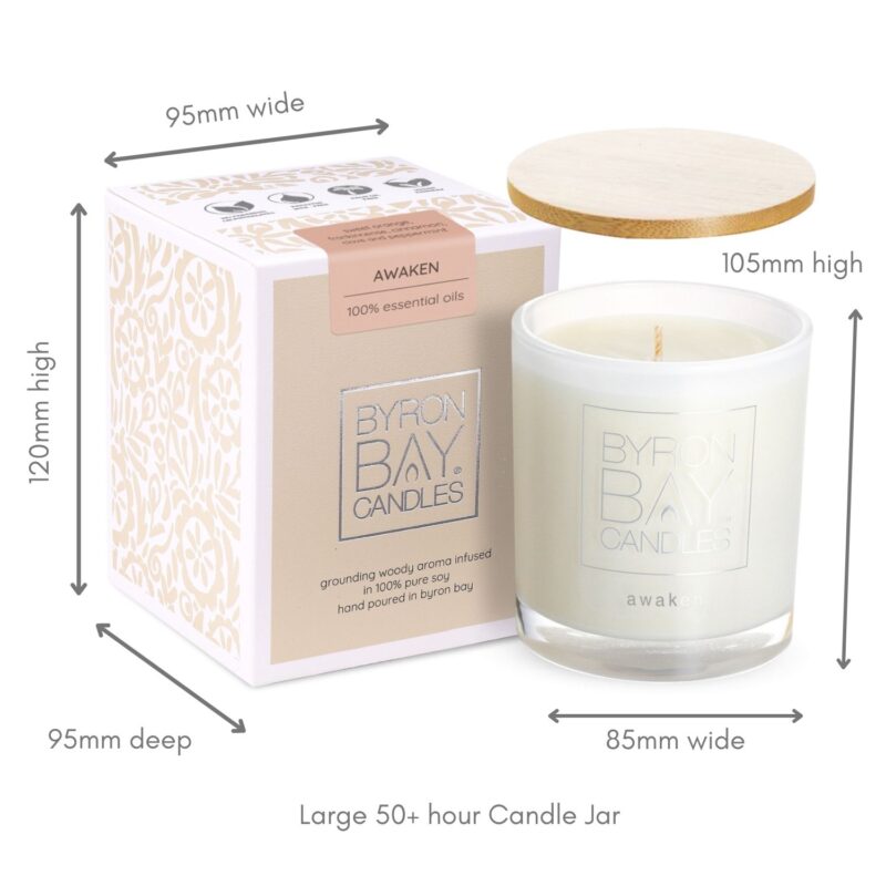 Awaken 50 hour candle measurements Awaken 50 hour candle measurements
