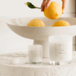 Lime Basil Mandarin - Large 50 Hour Pure Soy Candle.