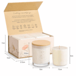 Byron Bay Candles Twin Gift Set with measurements Byron Bay Candles Twin Gift Set with measurements