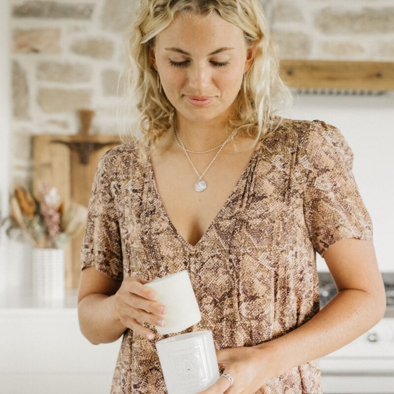 Byron Bay Candles Pure soy wax candle jar refill Essential oil candle refill Australia Byron Bay Candles refill system Eco-friendly luxury candle refill Refillable candle jar with soy wax insert