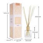 Exotic Amber reed diffuser with measurements Exotic Amber reed diffuser with measurements