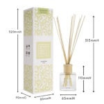 French Pear reed diffuser with measurements French Pear reed diffuser with measurements