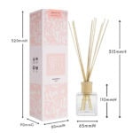 Rain Water reed diffuser with measurements Rain Water reed diffuser with measurements