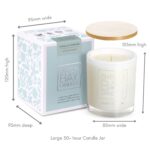 Vanilla Caramel 50 hour candle measurements Vanilla Caramel - Large 50 Hour Pure Soy Candle