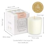 Awaken Candle Jar Refill (100% essential oils of frankinsense, orange, clove, peppermint) | Fits large 50 hour jar