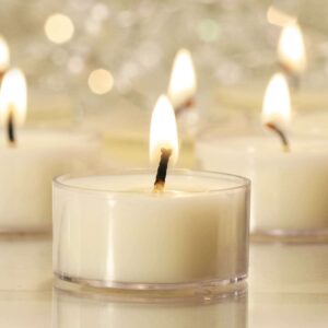 Bulk_soy_tea_lights.jpg Qty 100 Unscented Pure Soy Wax Tea Light Candles | Coupons Excluded | FREE delivery