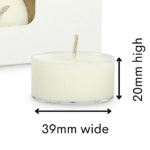 Qty 100 Unscented Pure Soy Wax Tea Light Candles | Coupons Excluded | FREE delivery