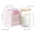 Bamboo White Lily 30 hour candle measurements Bamboo White Lily 30 hour candle measurements